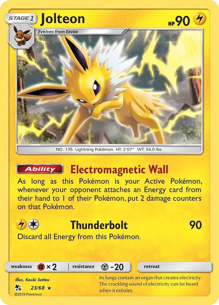 Jolteon, Hidden Fates #23