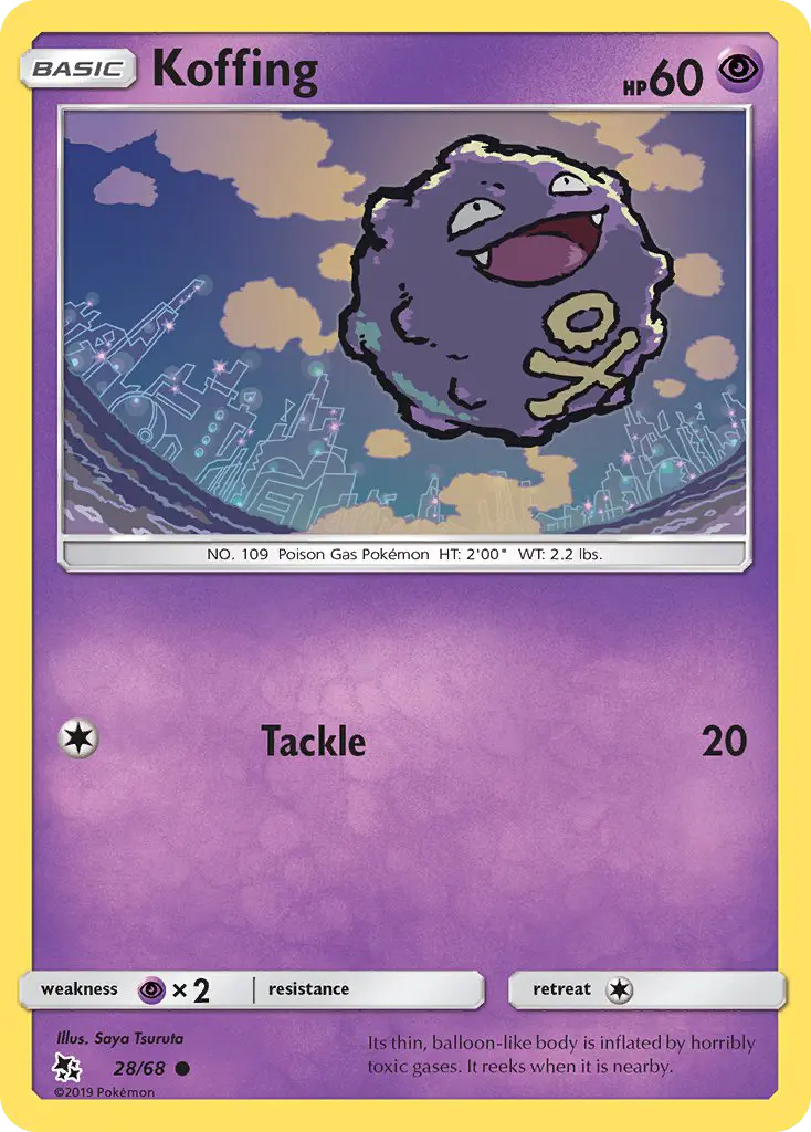 Koffing, Hidden Fates #28