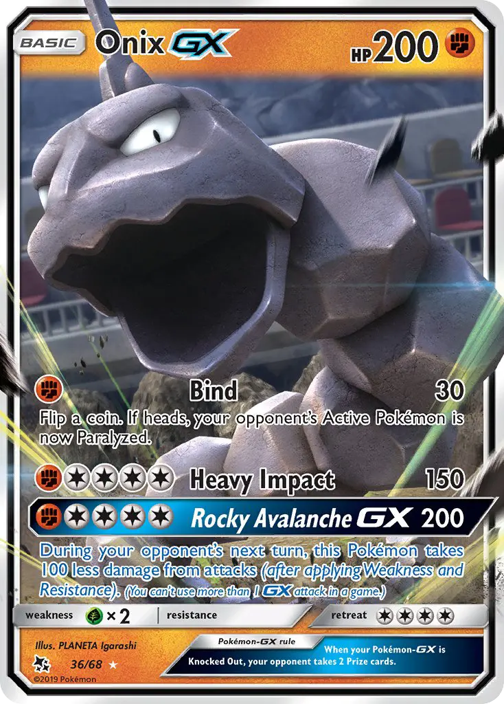 Onix GX, Hidden Fates #36