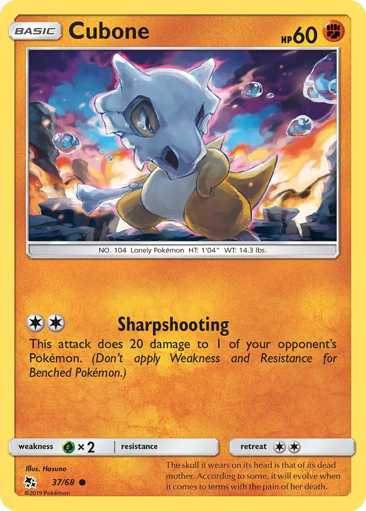 Cubone, Hidden Fates #37
