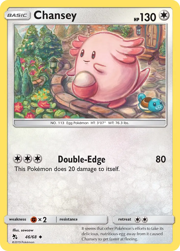 Chansey, Hidden Fates #46