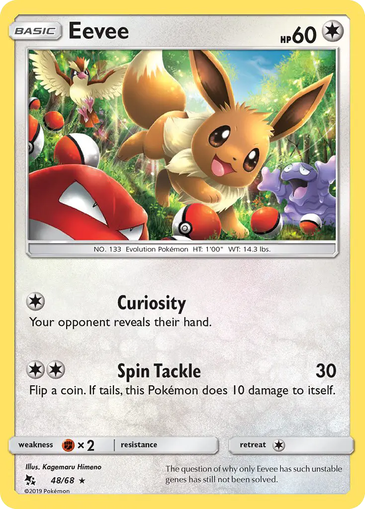 Eevee, Hidden Fates #48