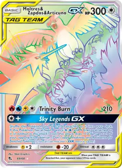Moltres & Zapdos & Articuno GX, Hidden Fates #69/68