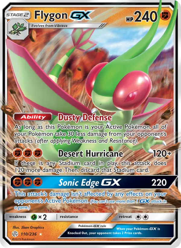Flygon GX, Cosmic Eclipse #110