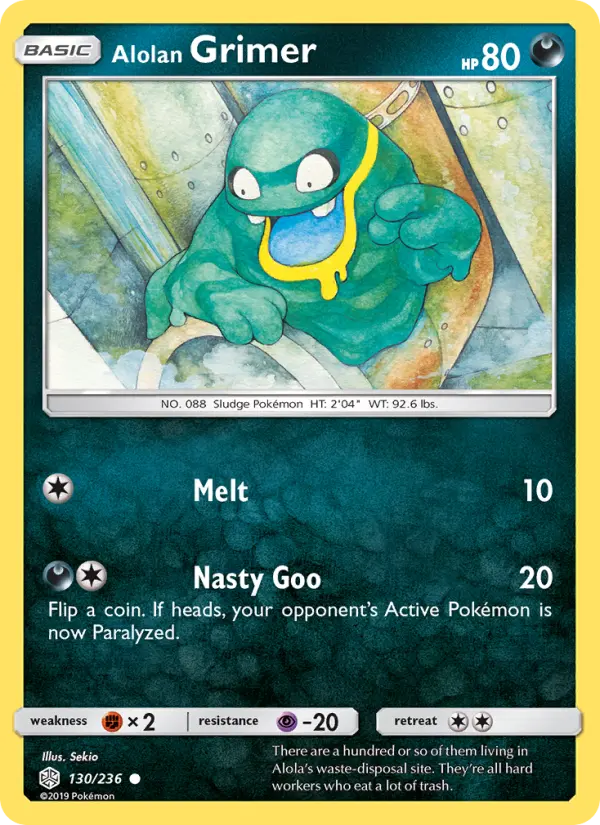Alolan Grimer, Cosmic Eclipse #130