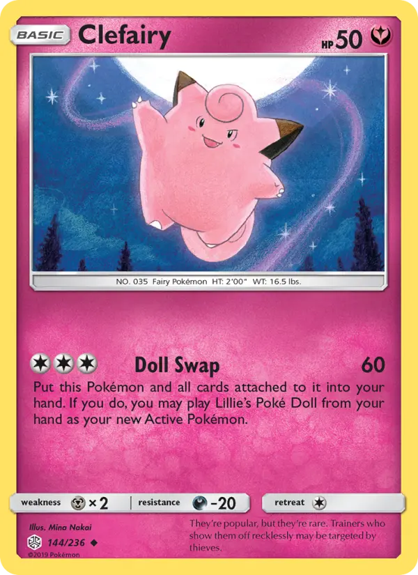 Clefairy, Cosmic Eclipse #144