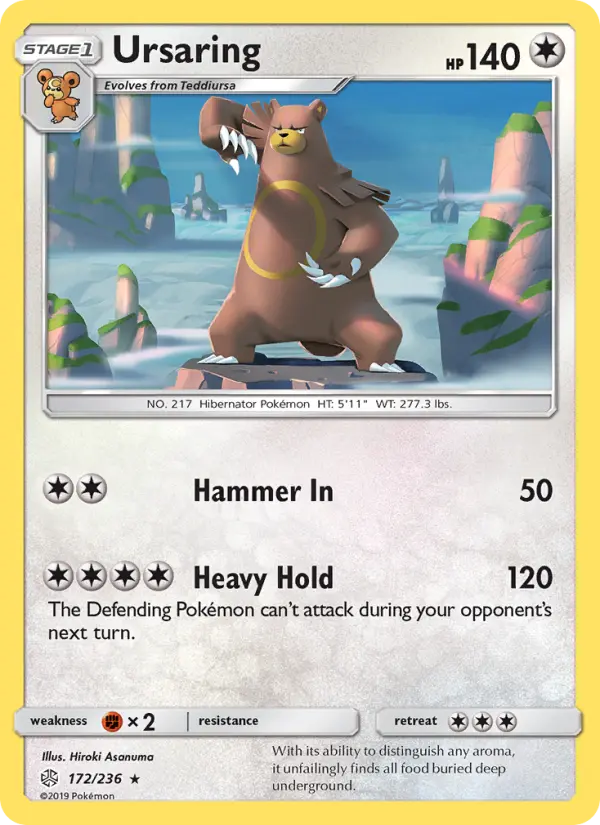 Ursaring, Cosmic Eclipse #172