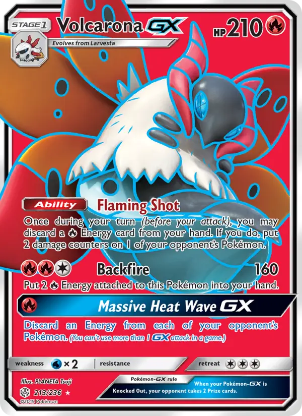 Volcarona GX, Cosmic Eclipse #213
