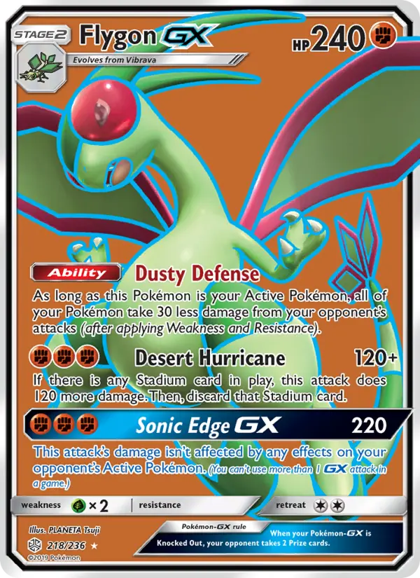 Flygon GX, Cosmic Eclipse #218