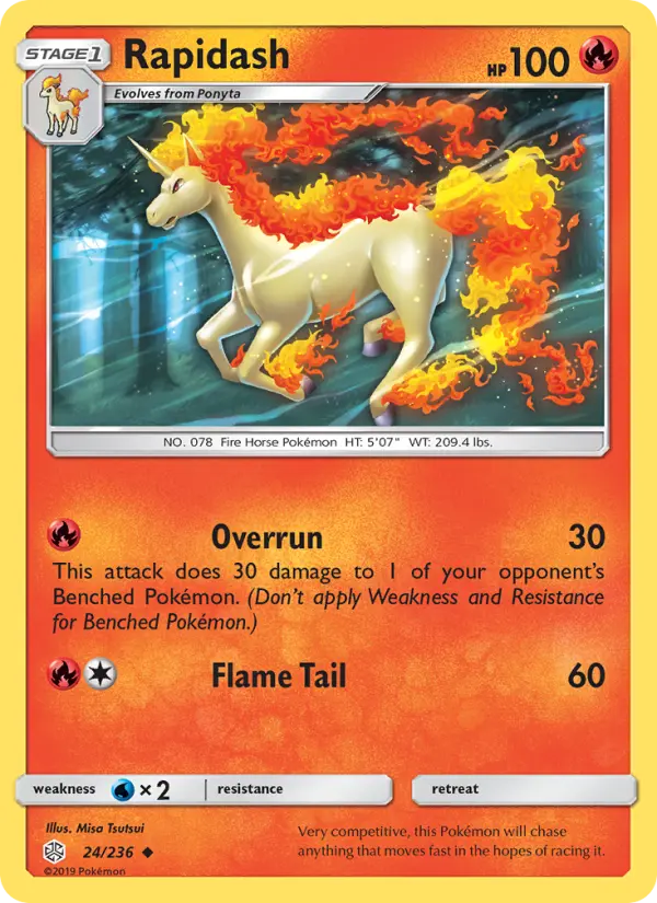 Rapidash, Cosmic Eclipse #24