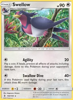 Swellow, Guardians Rising #104/145