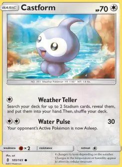 Castform, Guardians Rising #105/145