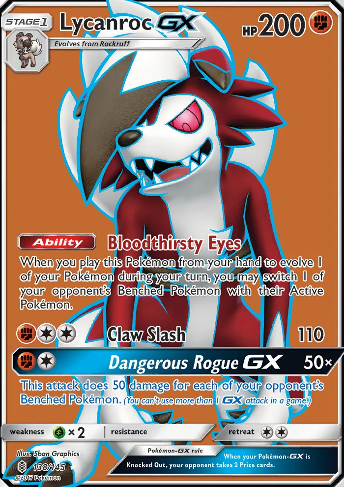 Lycanroc GX, Guardians Rising #138