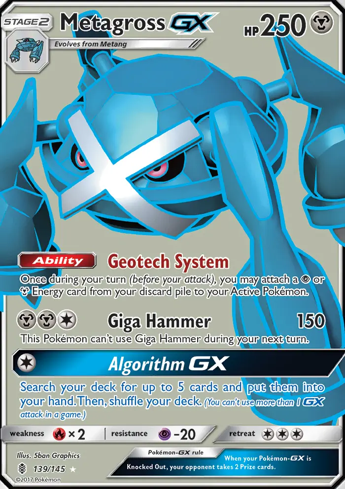 Metagross GX, Guardians Rising #139