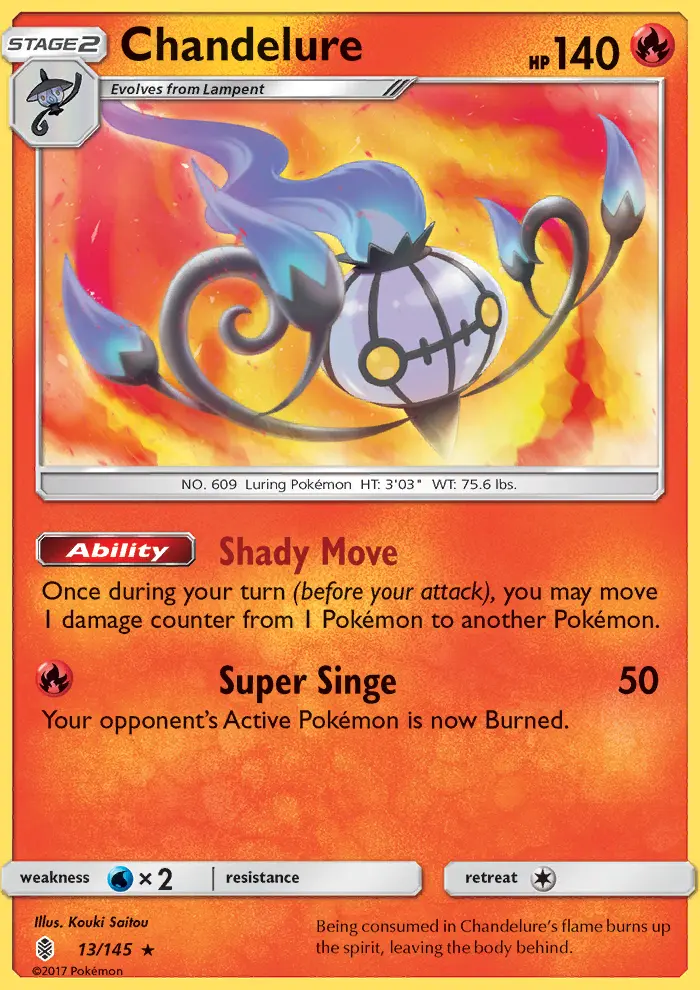 Chandelure, Guardians Rising #13