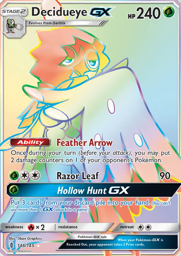 Decidueye GX, Guardians Rising #146