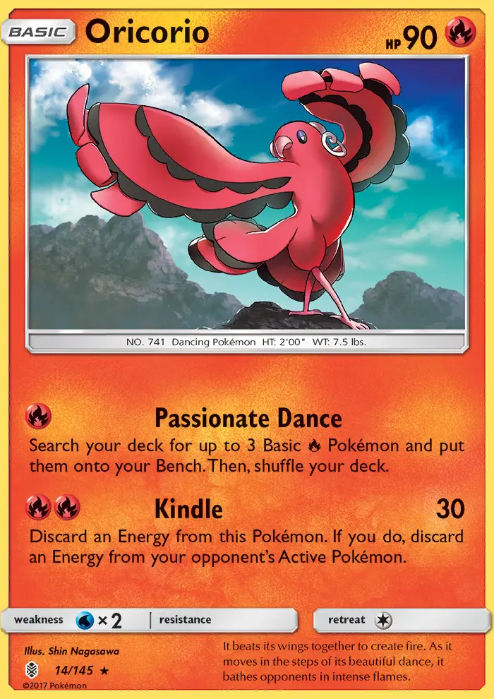 Oricorio, Guardians Rising #14