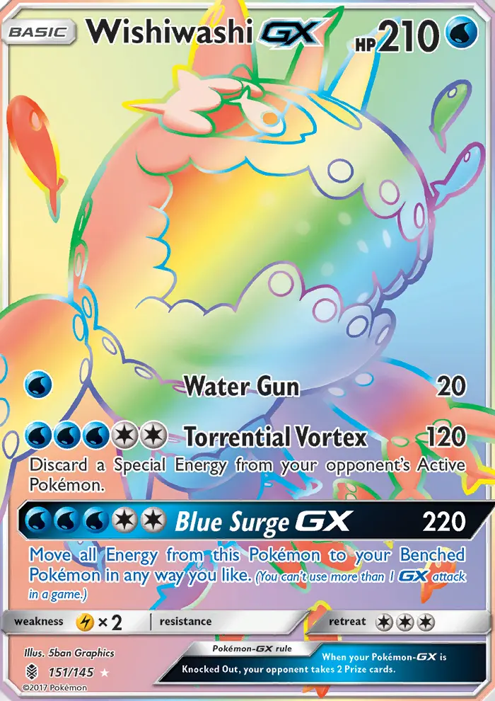 Wishiwashi GX, Guardians Rising #151