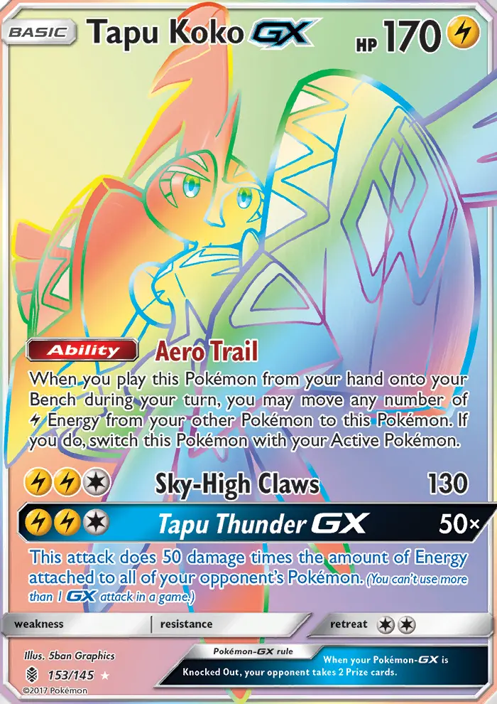 Tapu Koko GX, Guardians Rising #153