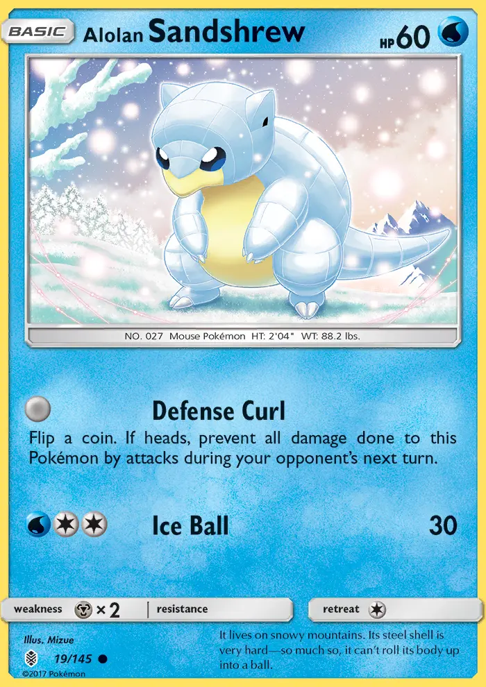 Alolan Sandshrew, Guardians Rising #19