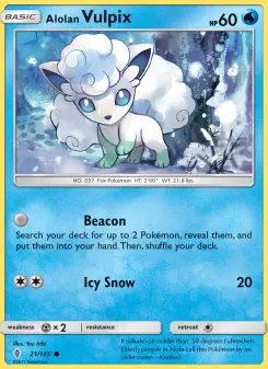 Alolan Vulpix, Guardians Rising #21/145