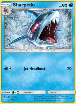 Sharpedo, Guardians Rising #28/145