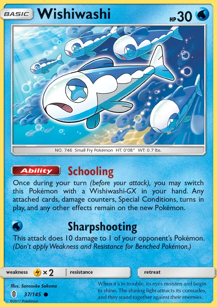 Wishiwashi, Guardians Rising #37
