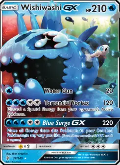 Wishiwashi GX, Guardians Rising #38/145