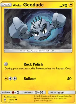 Alolan Geodude, Guardians Rising #40/145