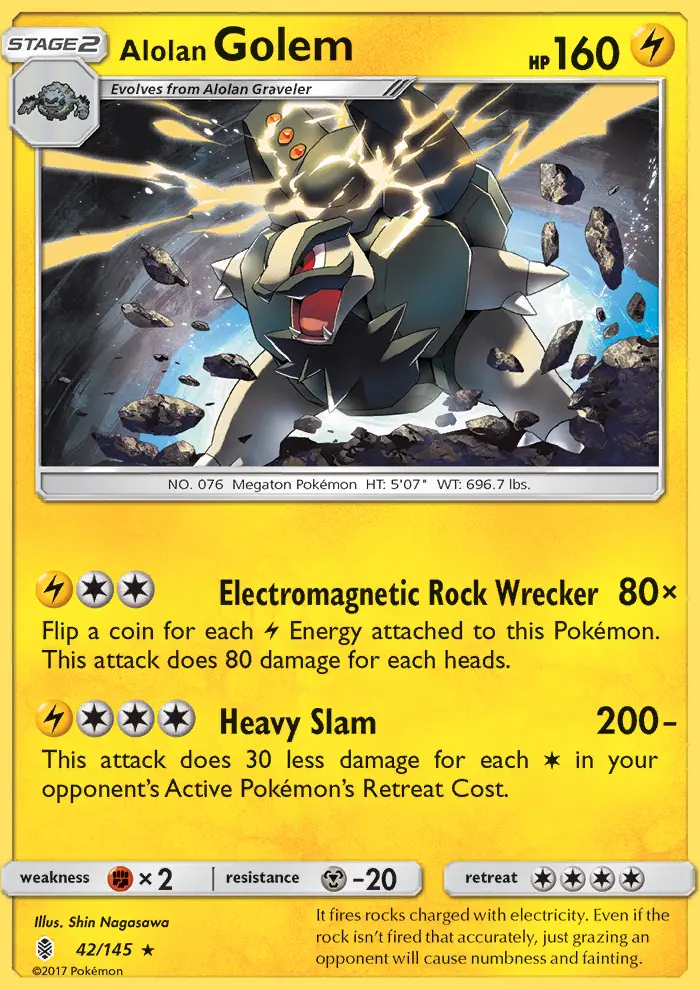 Alolan Golem, Guardians Rising #42