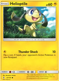 Helioptile, Guardians Rising #43/145