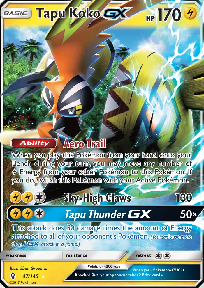 Tapu Koko GX, Guardians Rising #47