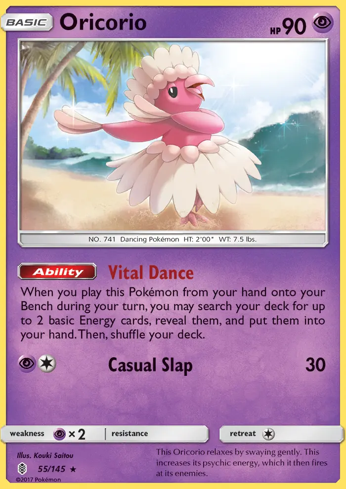 Oricorio, Guardians Rising #55
