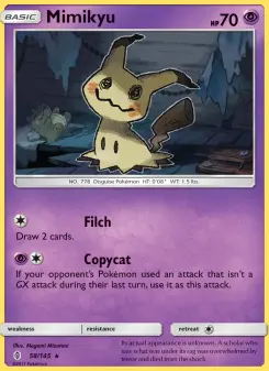 Mimikyu, Guardians Rising #58/145
