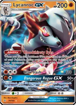 Lycanroc GX, Guardians Rising #74/145