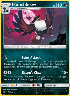 Honchkrow, Guardians Rising #79/145