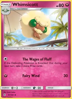 Whimsicott, Guardians Rising #91/145