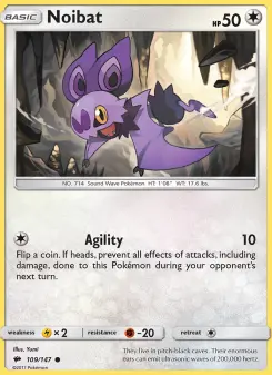 Noibat, Burning Shadows #109/147