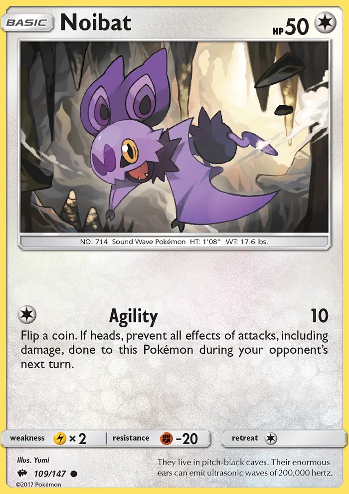 Noibat, Burning Shadows #109