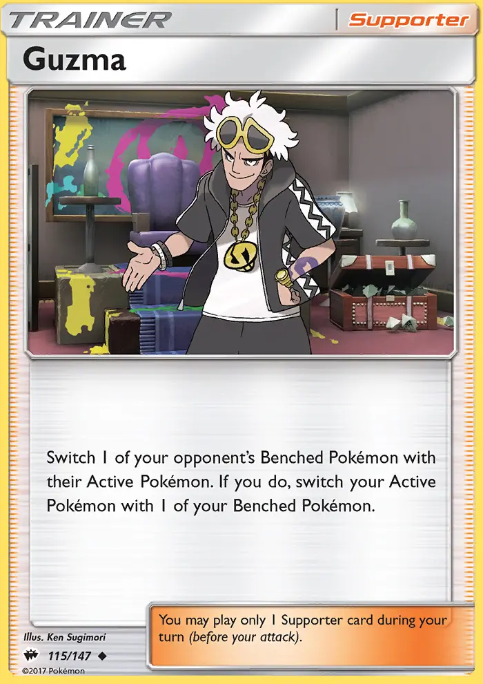 Guzma, Burning Shadows #115