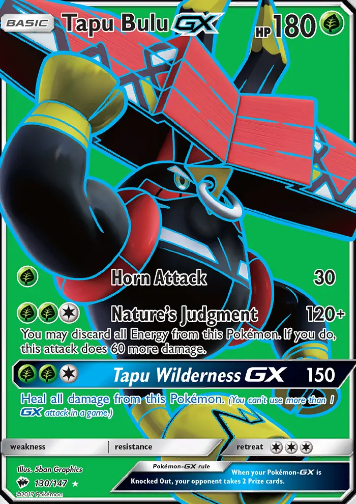 Tapu Bulu GX, Burning Shadows #130