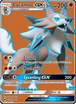 Lycanroc GX, Burning Shadows #136/147