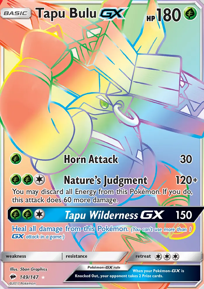 Tapu Bulu GX, Burning Shadows #149