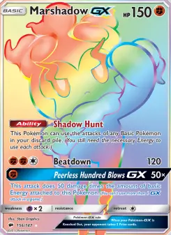 Marshadow GX, Burning Shadows #156/147