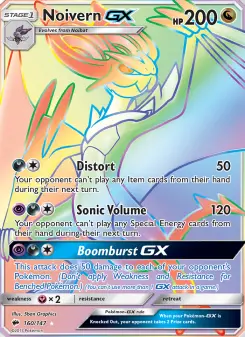 Noivern GX, Burning Shadows #160/147
