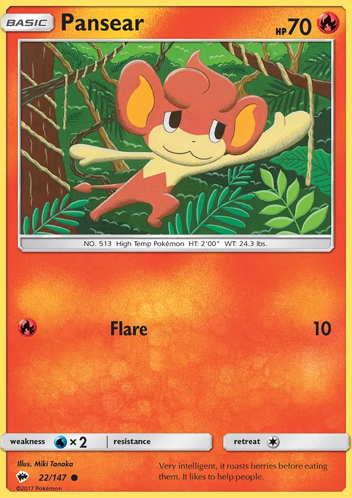 Pansear, Burning Shadows #22