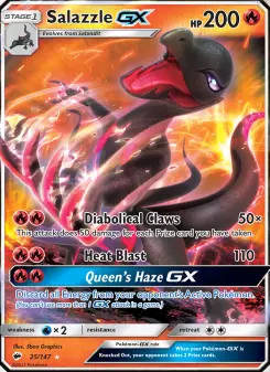 Salazzle GX, Burning Shadows #25/147