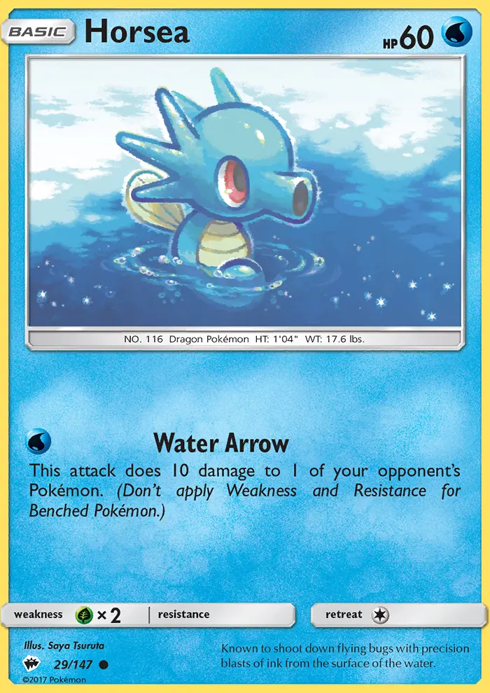Horsea, Burning Shadows #29