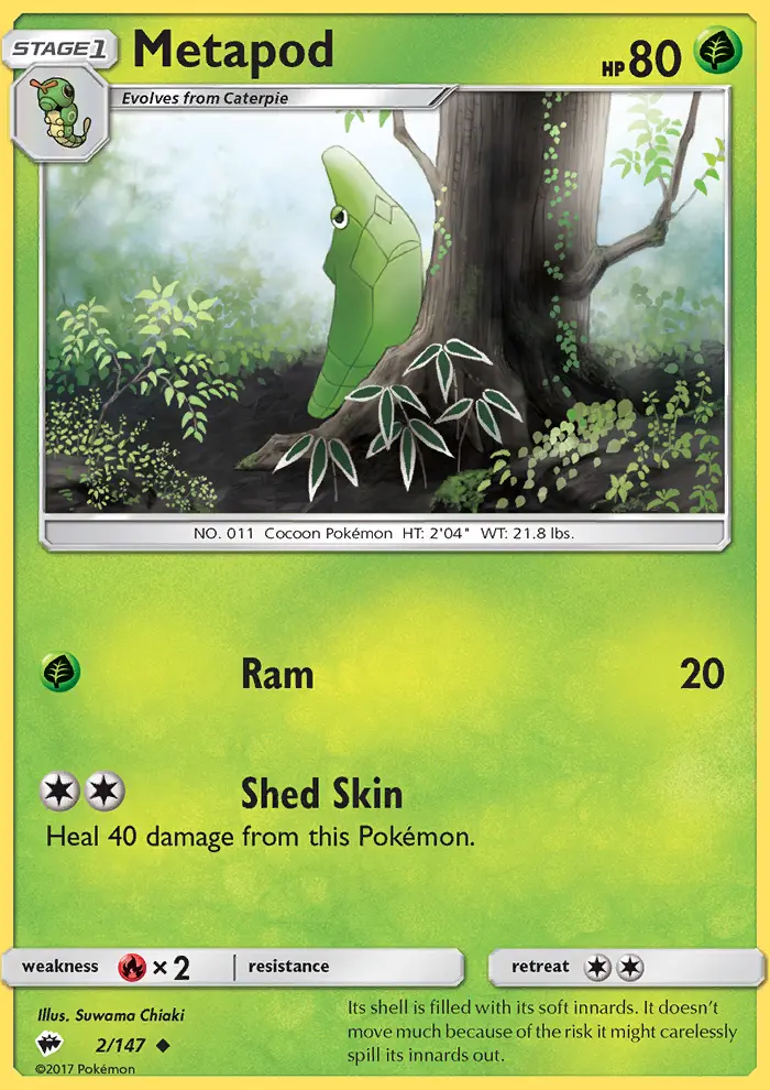Metapod, Burning Shadows #2