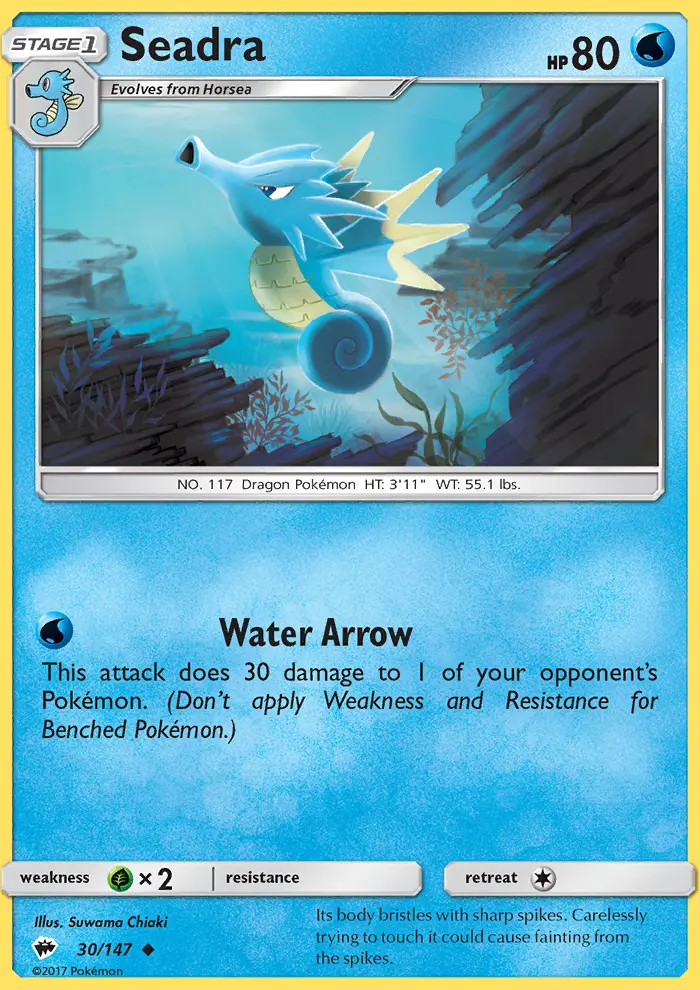 Seadra, Burning Shadows #30
